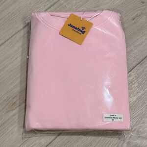 Junebug Kids' Pink Oversized Fleece Top